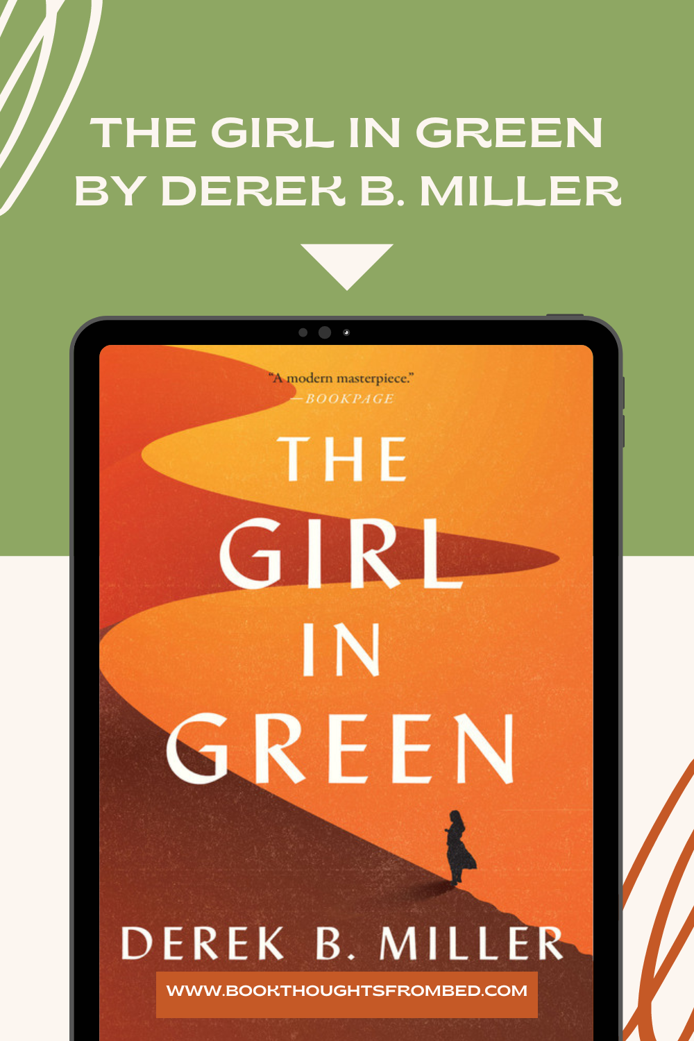 the girl in green pin